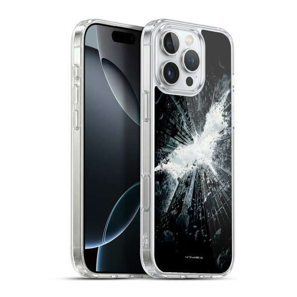 The Dark Knight Rises Logo Poster Soft Gel Case for Apple iPhone 16 Pro Max & MagSafe
