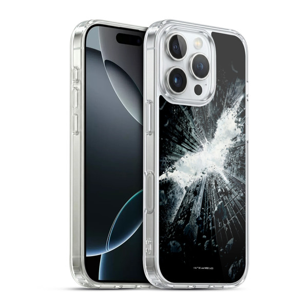 The Dark Knight Rises Logo Poster Soft Gel Case for Apple iPhone 16 Pro & MagSafe