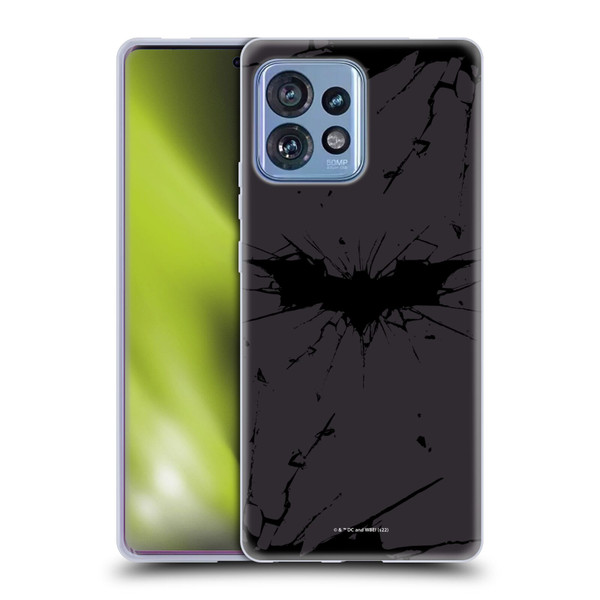 The Dark Knight Rises Logo Black Soft Gel Case for Motorola Moto Edge 40 Pro