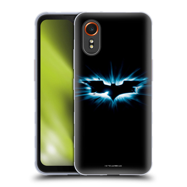 The Dark Knight Graphics Logo Black Soft Gel Case for Samsung Galaxy Xcover7 5G