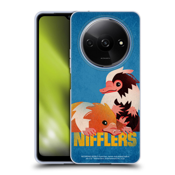 Fantastic Beasts: Secrets of Dumbledore Graphic Badges Nifflers Soft Gel Case for Xiaomi Redmi A3