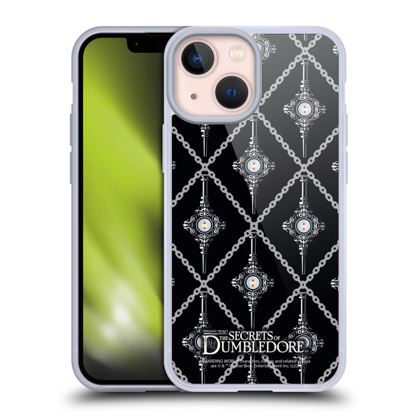 Fantastic Beasts: Secrets of Dumbledore Graphics Blood Troth Pattern Soft Gel Case for Apple iPhone 13 Mini