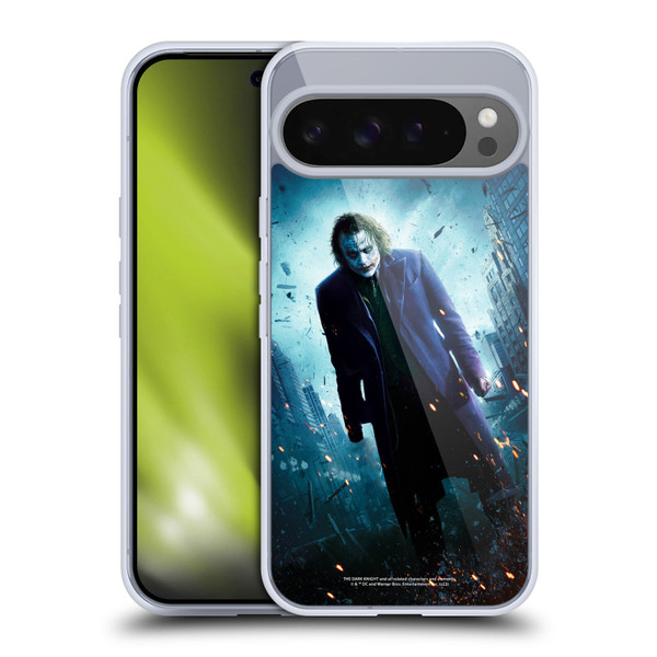 The Dark Knight Key Art Joker Poster Soft Gel Case for Google Pixel 9 Pro XL