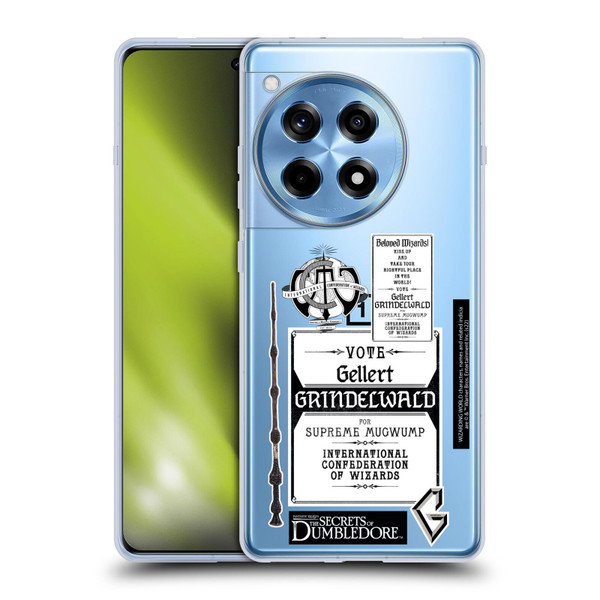 Fantastic Beasts: Secrets of Dumbledore Graphics Gellert Grindelwald Soft Gel Case for OPPO OnePlus Ace 3 5G