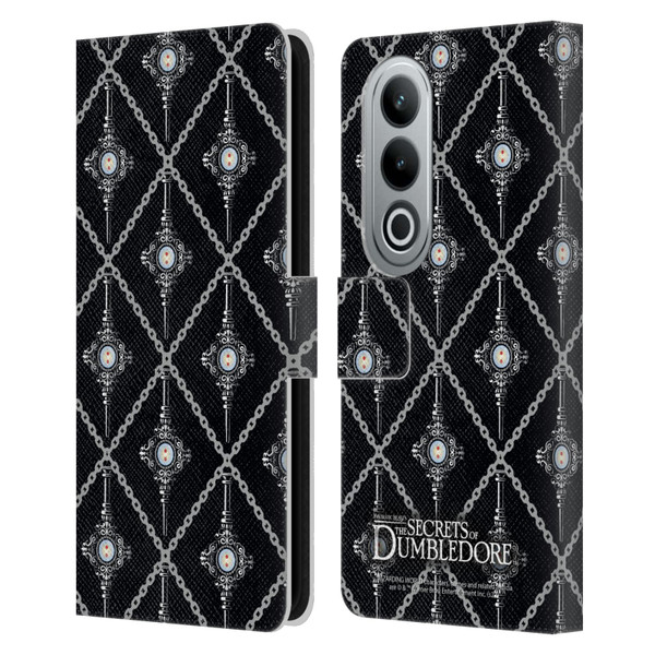 Fantastic Beasts: Secrets of Dumbledore Graphics Blood Troth Pattern Leather Book Wallet Case Cover For OPPO OnePlus Ace 3V 5G