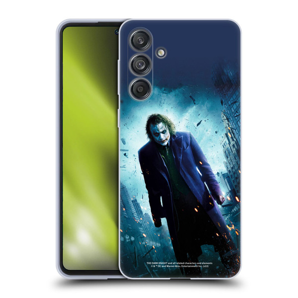 The Dark Knight Key Art Joker Poster Soft Gel Case for Samsung Galaxy M55 5G