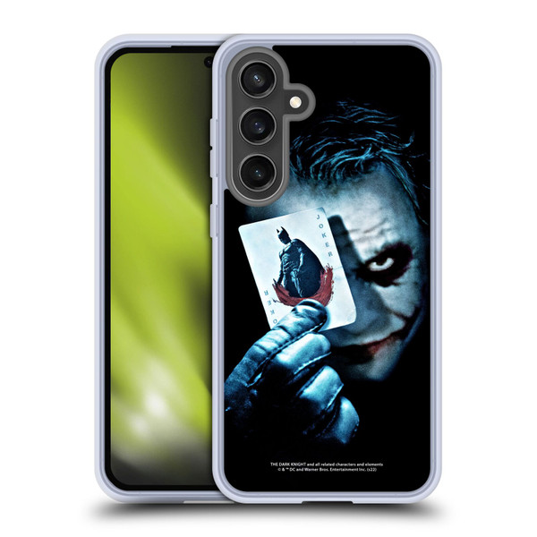 The Dark Knight Key Art Joker Card Soft Gel Case for Samsung Galaxy S24 FE
