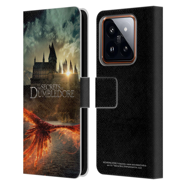 Fantastic Beasts: Secrets of Dumbledore Key Art Poster Leather Book Wallet Case Cover For Xiaomi 14