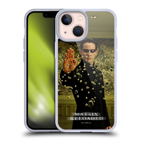 The Matrix Reloaded Key Art Neo 3 Soft Gel Case for Apple iPhone 13 Mini