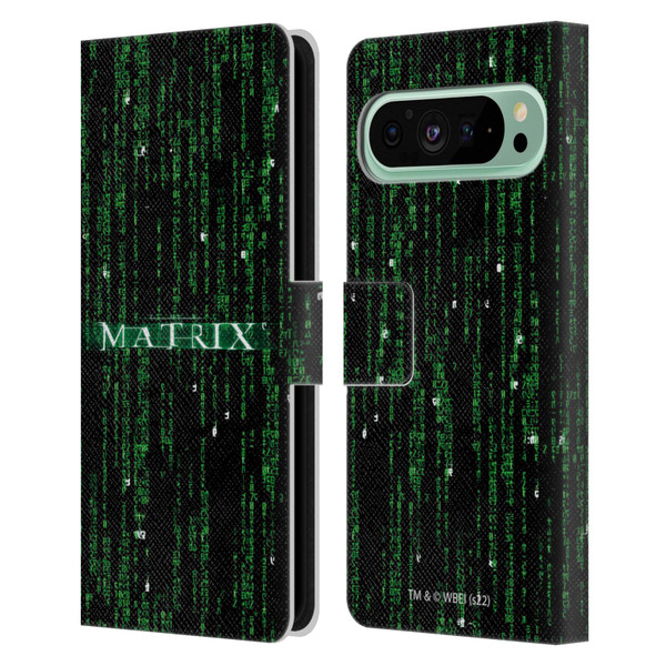 The Matrix Key Art Codes Leather Book Wallet Case Cover For Google Pixel 9 Pro XL