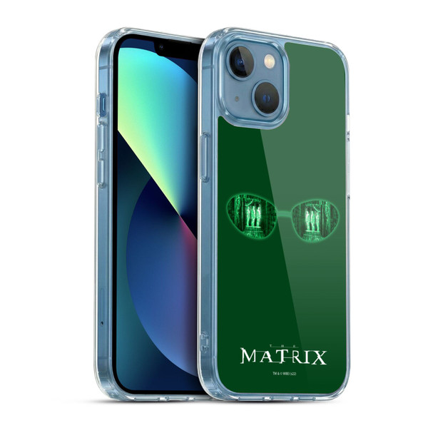 The Matrix Key Art Glass Soft Gel Case for Apple iPhone 13 Mini & MagSafe