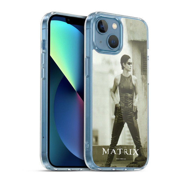 The Matrix Key Art Trinity Soft Gel Case for Apple iPhone 13 Mini & MagSafe
