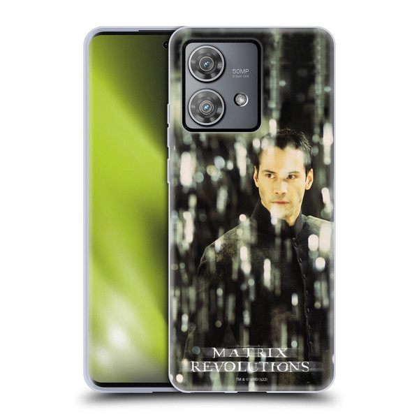 The Matrix Revolutions Key Art Neo 1 Soft Gel Case for Motorola Edge 40 Neo 5G