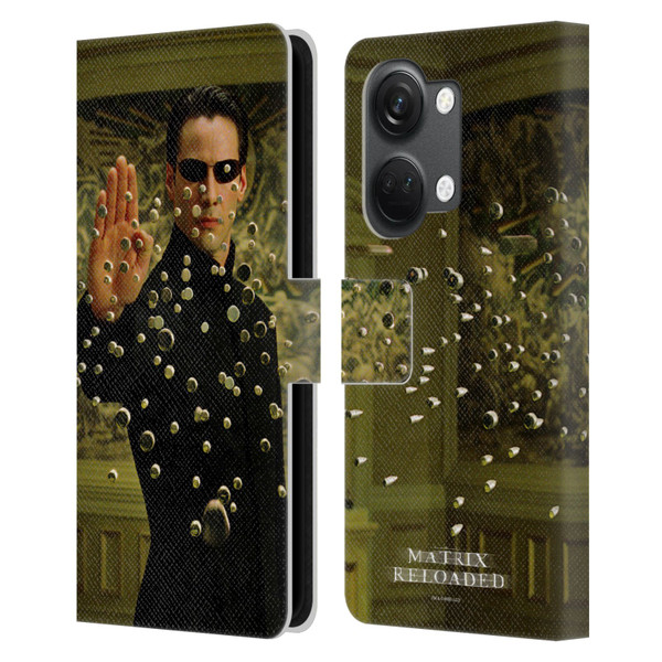 The Matrix Reloaded Key Art Neo 3 Leather Book Wallet Case Cover For OnePlus Nord 3 5G