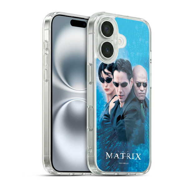 The Matrix Key Art Group 3 Soft Gel Case for Apple iPhone 16 & MagSafe