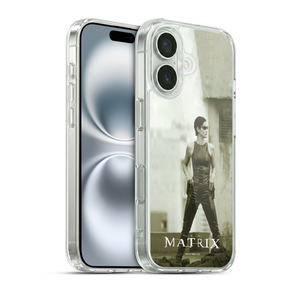 The Matrix Key Art Trinity Soft Gel Case for Apple iPhone 16 & MagSafe