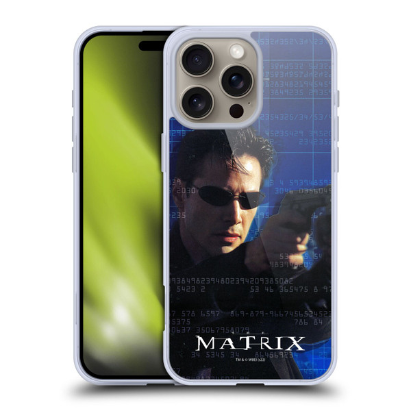 The Matrix Key Art Neo 1 Soft Gel Case for Apple iPhone 16 Pro Max