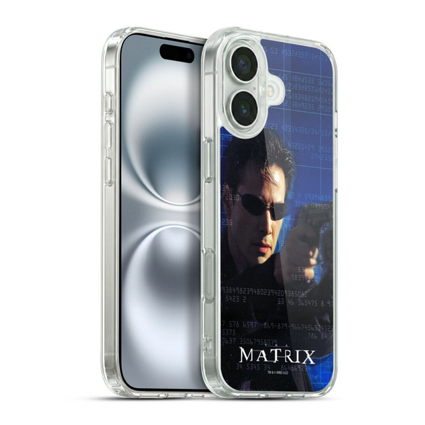 The Matrix Key Art Neo 1 Soft Gel Case for Apple iPhone 16 Plus & MagSafe