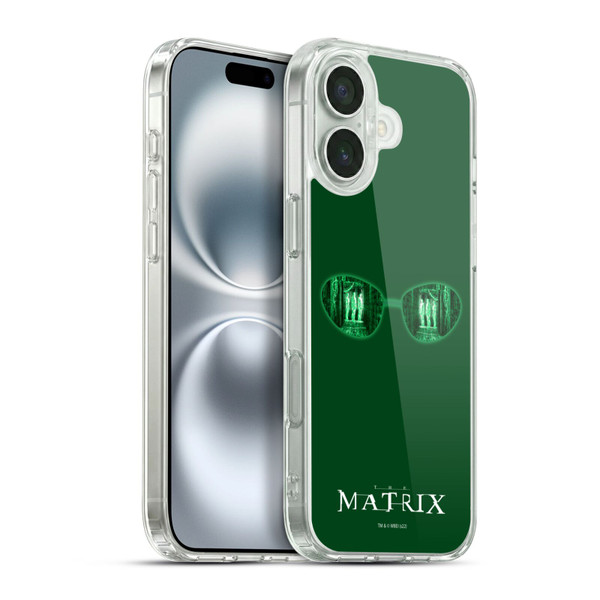 The Matrix Key Art Glass Soft Gel Case for Apple iPhone 16 Plus & MagSafe