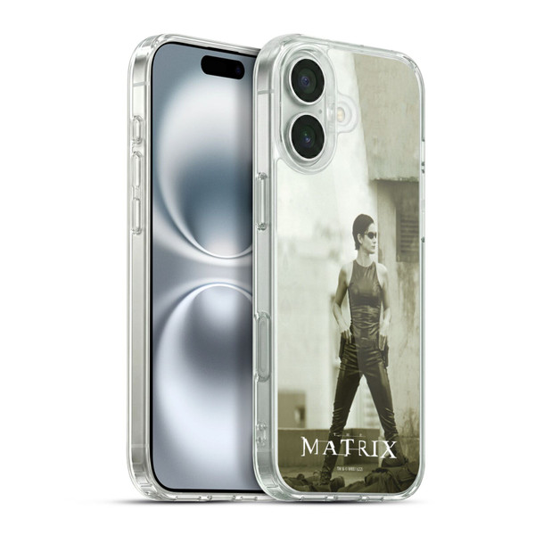The Matrix Key Art Trinity Soft Gel Case for Apple iPhone 16 Plus & MagSafe