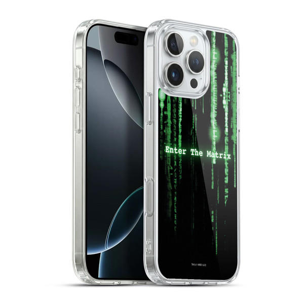 The Matrix Key Art Enter The Matrix Soft Gel Case for Apple iPhone 16 Pro Max & MagSafe