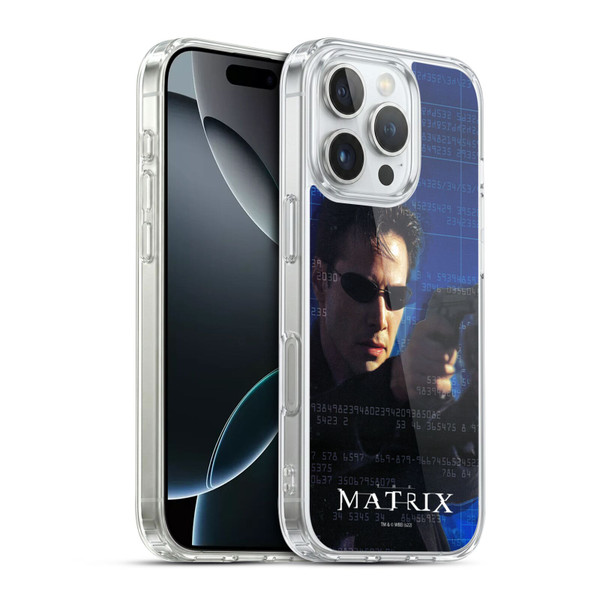 The Matrix Key Art Neo 1 Soft Gel Case for Apple iPhone 16 Pro & MagSafe