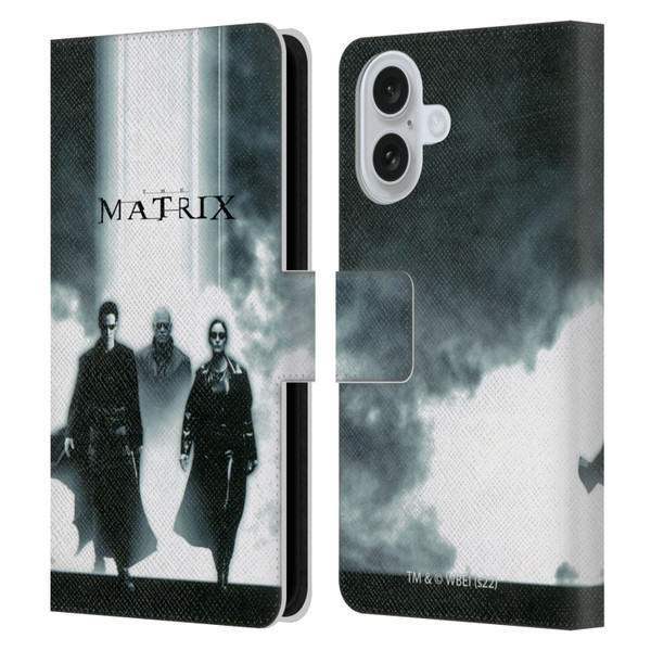 The Matrix Key Art Group 2 Leather Book Wallet Case Cover For Apple iPhone 16