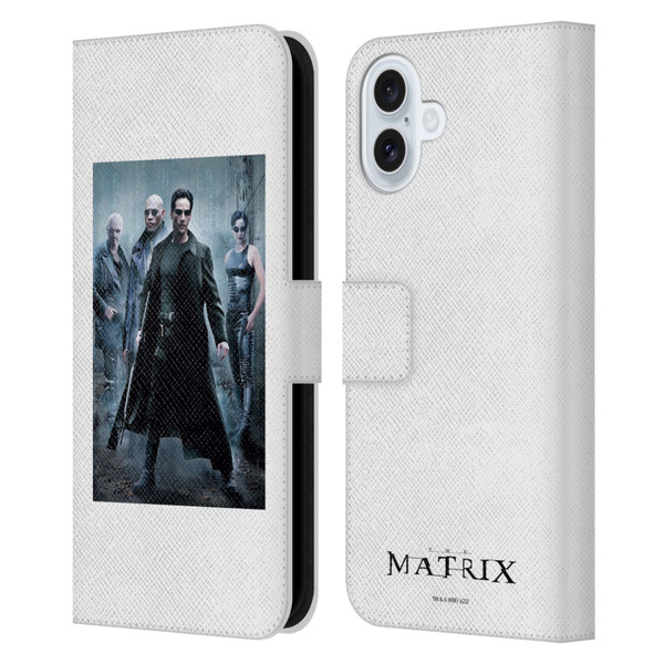 The Matrix Key Art Group 1 Leather Book Wallet Case Cover For Apple iPhone 16 Plus