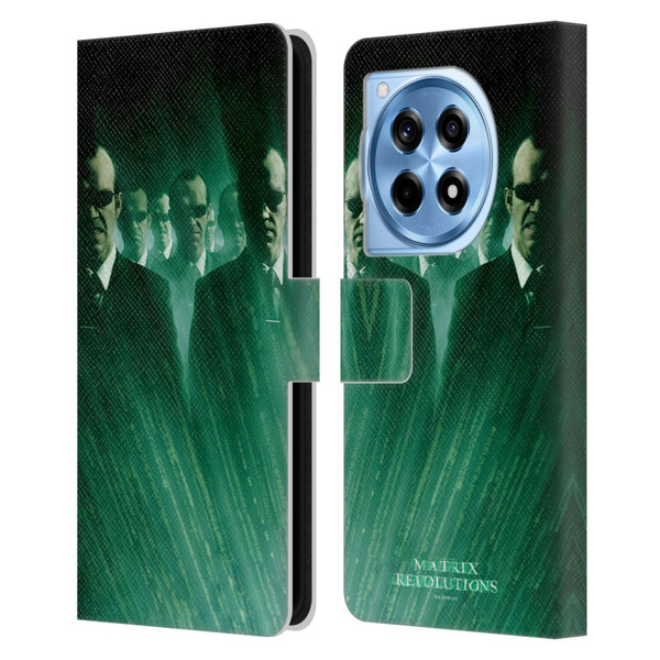 The Matrix Revolutions Key Art Smiths Leather Book Wallet Case Cover For OnePlus 12R