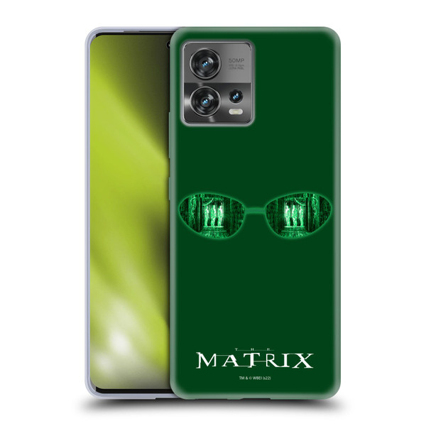 The Matrix Key Art Glass Soft Gel Case for Motorola Moto Edge 30 Fusion