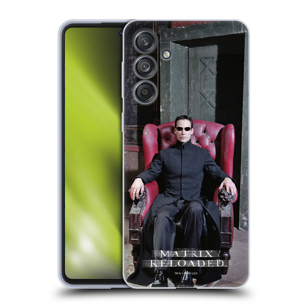 The Matrix Reloaded Key Art Neo 4 Soft Gel Case for Samsung Galaxy M55 5G