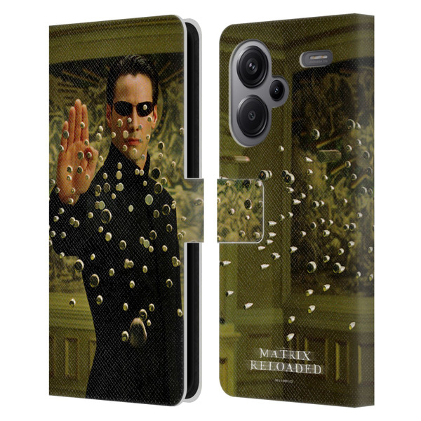 The Matrix Reloaded Key Art Neo 3 Leather Book Wallet Case Cover For Xiaomi Redmi Note 13 Pro Plus 5G