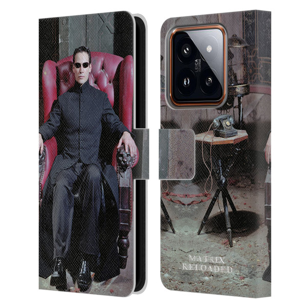 The Matrix Reloaded Key Art Neo 4 Leather Book Wallet Case Cover For Xiaomi 14