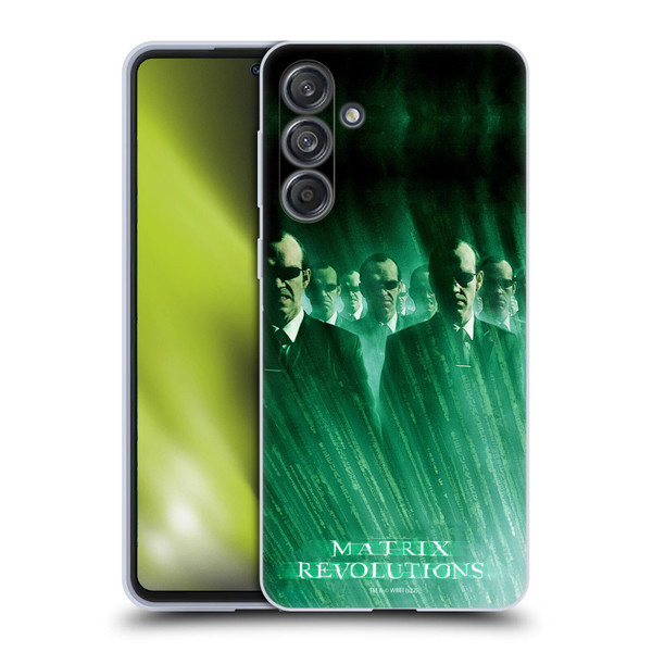 The Matrix Revolutions Key Art Smiths Soft Gel Case for Samsung Galaxy M55 5G