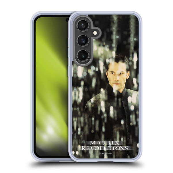 The Matrix Revolutions Key Art Neo 1 Soft Gel Case for Samsung Galaxy S24 FE