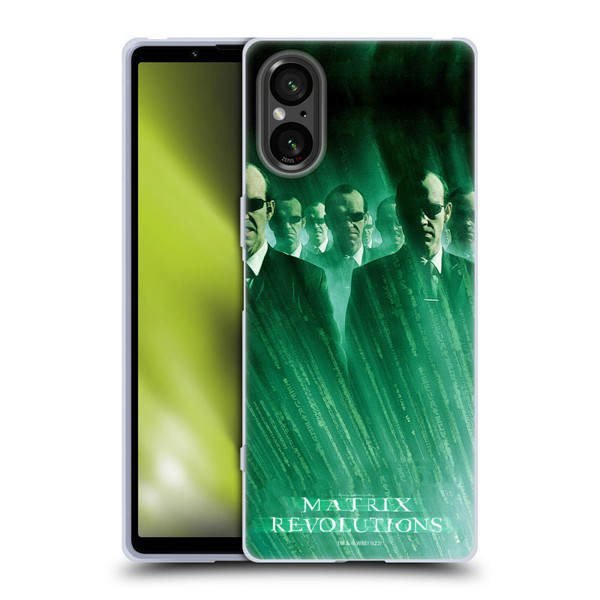 The Matrix Revolutions Key Art Smiths Soft Gel Case for Sony Xperia 5 V 5G
