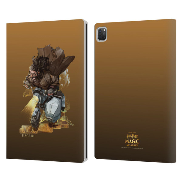 Harry Potter: Magic Awakened Characters Hagrid Leather Book Wallet Case Cover For Apple iPad Pro 13 M4 2024