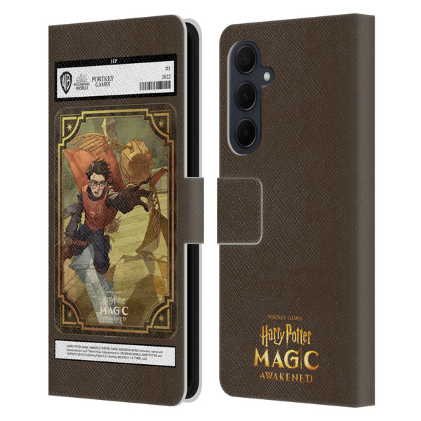 Harry Potter: Magic Awakened Characters Harry Potter Card Leather Book Wallet Case Cover For Samsung Galaxy A35 5G