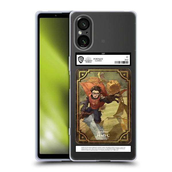 Harry Potter: Magic Awakened Characters Harry Potter Card Soft Gel Case for Sony Xperia 5 V 5G