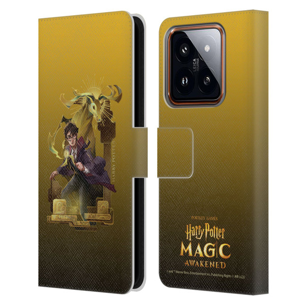 Harry Potter: Magic Awakened Characters Harry Potter Leather Book Wallet Case Cover For Xiaomi 14