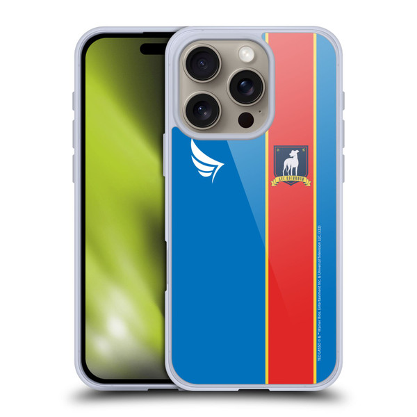 Ted Lasso Season 1 Graphics Jersey Soft Gel Case for Apple iPhone 16 Pro