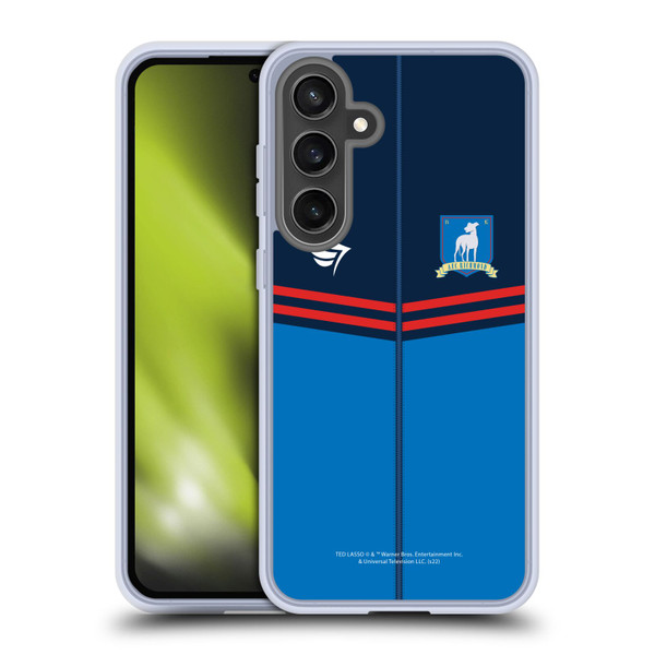 Ted Lasso Season 1 Graphics Jacket Soft Gel Case for Samsung Galaxy S24 FE