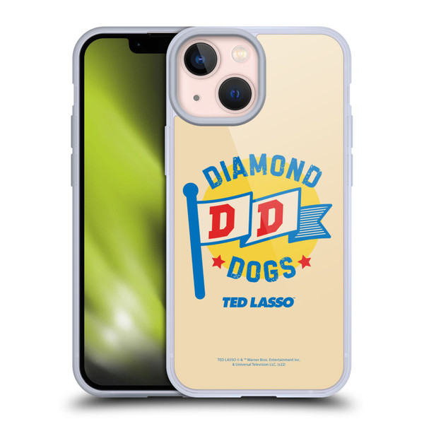 Ted Lasso Season 2 Graphics Diamond Dogs Soft Gel Case for Apple iPhone 13 Mini