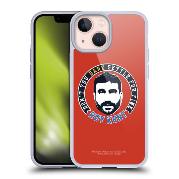 Ted Lasso Season 2 Graphics Roy Kent Soft Gel Case for Apple iPhone 13 Mini