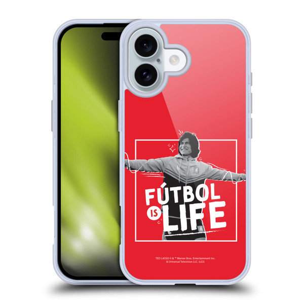 Ted Lasso Season 2 Graphics Dani Rojas Soft Gel Case for Apple iPhone 16