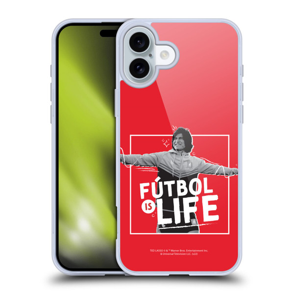 Ted Lasso Season 2 Graphics Dani Rojas Soft Gel Case for Apple iPhone 16 Plus