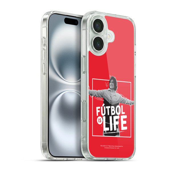 Ted Lasso Season 2 Graphics Dani Rojas Soft Gel Case for Apple iPhone 16 Plus & MagSafe
