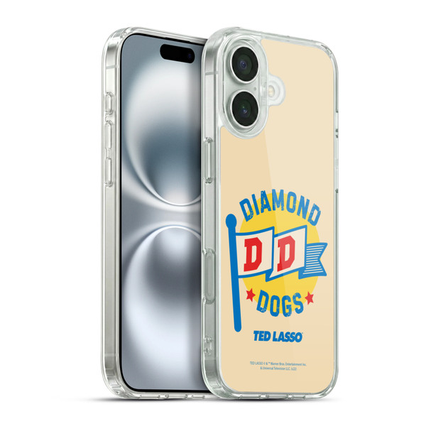 Ted Lasso Season 2 Graphics Diamond Dogs Soft Gel Case for Apple iPhone 16 Plus & MagSafe