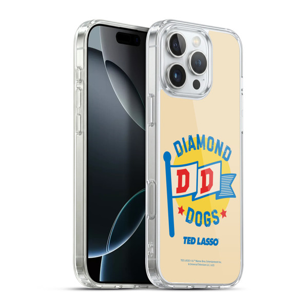 Ted Lasso Season 2 Graphics Diamond Dogs Soft Gel Case for Apple iPhone 16 Pro Max & MagSafe