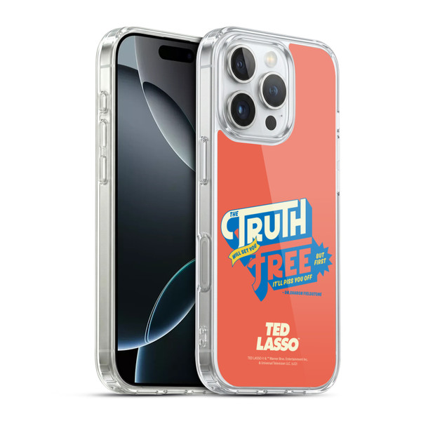 Ted Lasso Season 2 Graphics Truth Soft Gel Case for Apple iPhone 16 Pro & MagSafe